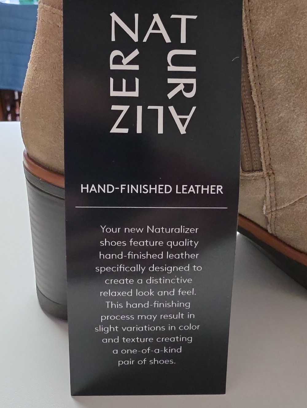 New Womens Naturalizer Oatmeal Color Waterproof Booties With Fur. Size 8.5 Med - Picture 10 of 11
